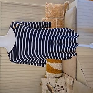 GUC Cable & Gauge Navy/White Tee Size Large